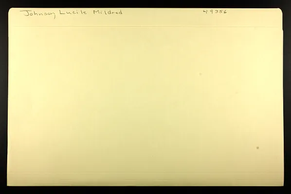 Johnson, Lucile Mildred