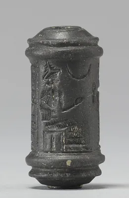 Cylinder Seal with a Presentation Scene and an Inscription