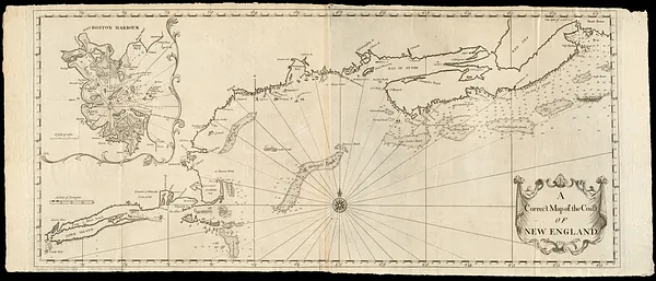 A correct map of the coast of New England