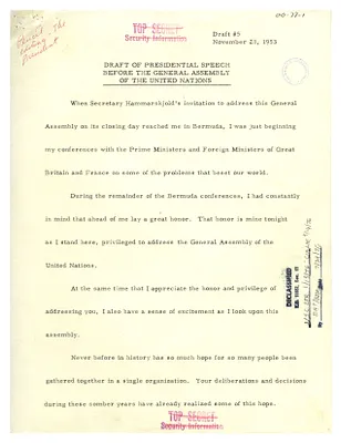 Atoms for Peace Draft