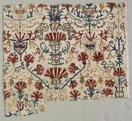 Fragment of a Bed Curtain
