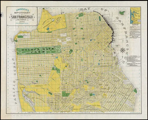 Umbsen's map of the City and County of San Francisco, California