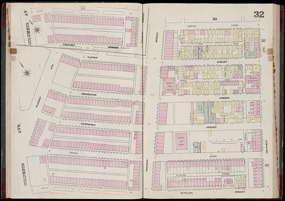 Insurance map of Boston : volume 2