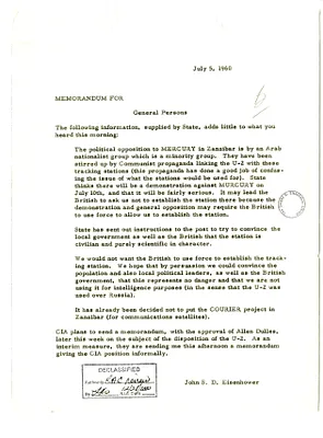 Memorandum for General Persons