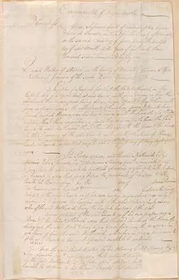 Writ, Answer, and Judgement