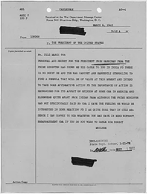 Averell Harriman to Franklin D. Roosevelt