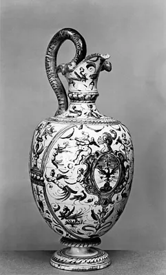 Ewer with Eagle on a Shield with the Arms of the Del Monte (?) Family