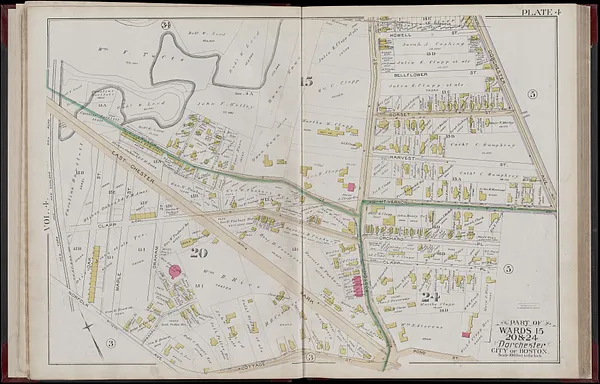 Atlas of the city of Boston, volume five, Dorchester Mass.
