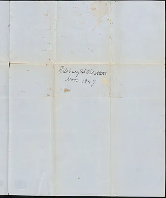 Pillsbury and Webster to George Coffin, 29 October 1847