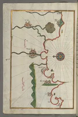 Map of the Anatolian Coast and the Cities Adana and Tarsus