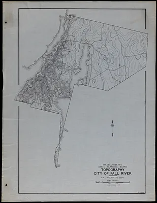 Topography City of Fall River