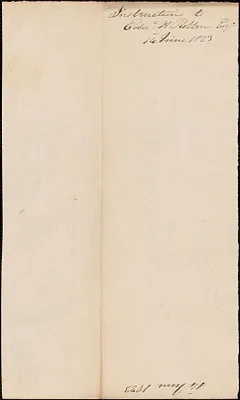 George Coffin to Edward Robbins, 14 June 1823
