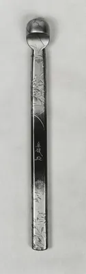 Ornamental Hair Bar (kogai) with Autumn Flora
