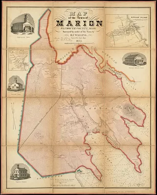 Map of the town of Marion, Plymouth County, Mass