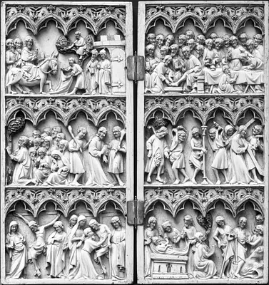 Diptych with Scenes from the Passion of Christ