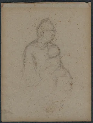 Mother and Child (recto)