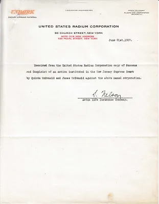 Letters Received, June 21, 1927