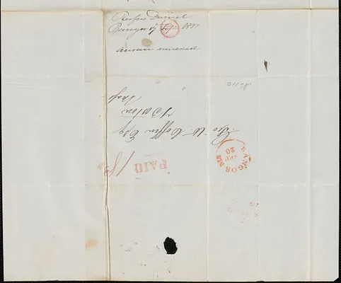 Rufus Daniel to George Coffin, 17 September 1833