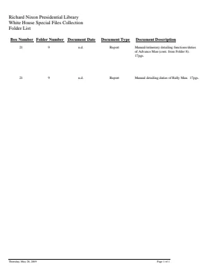 WHSF: Returned, 21-9