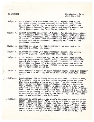 Summaries of Telephone Conversations