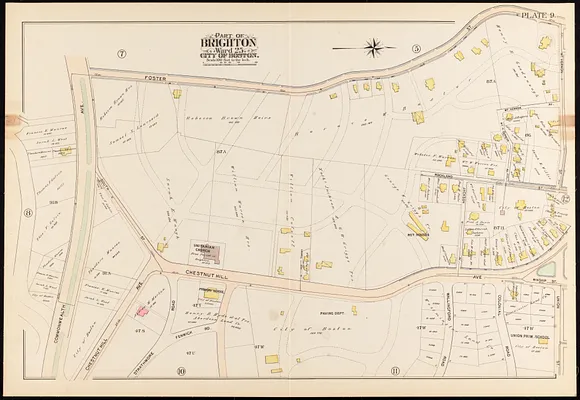 Atlas of the city of Boston, Brighton