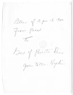 Memorandum for the File