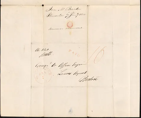 Ira M. Barton to George Coffin, 7 January 1840