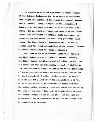 Memorandum on Poland