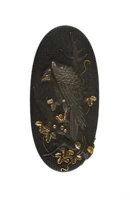Kashira with Hawk