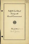 1935 Suffolk University Law School commencement and class day programs