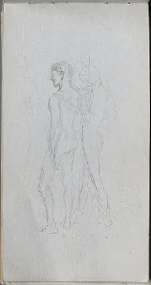 Sketchbook, page 92: Two Nudes