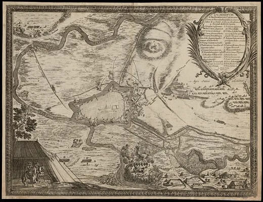 Demminvm a fœderatum Casareanorum, et Brandeburgentium exercitibus d. 15 Octob. A. 1659 obseßum et 4. Nouemb. deditione captum
