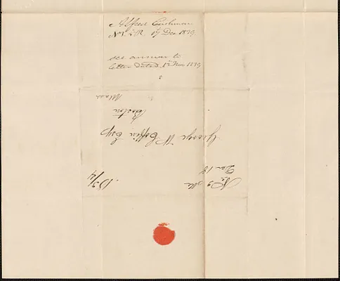 Alfred Cushman to George Coffin, 17 December 1839