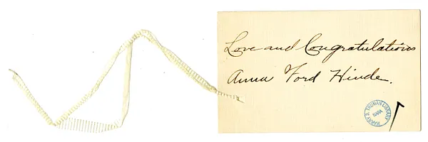 Baby Gift Card from Anna Ford Hinde