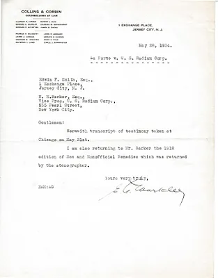 Letters Received to Edwin F. Smith, H.H. Barker, May 28, 1934