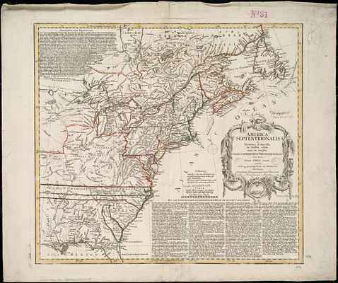 America Septentrionalis a Domino d'Anville in Galliis edita nunc in Anglia