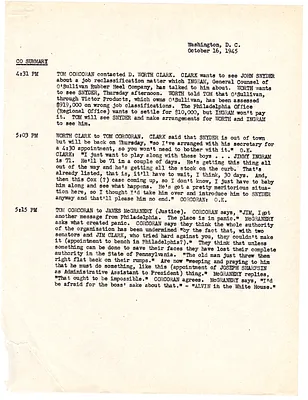 Summaries of Telephone Conversations