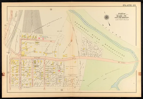 Atlas of the city of Boston, ward 26, Hyde Park