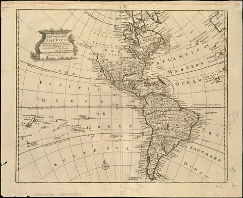 A new general map of America