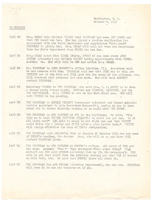 Summaries of Telephone Conversations