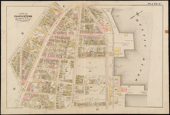 Atlas of the city of Boston : Charlestown and Brighton