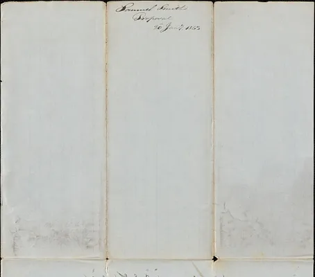 Samuel Smith to George Coffin, 20 January 1843