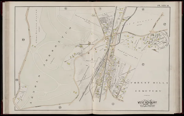 Atlas of the city of Boston, West Roxbury, Mass., volume six : from actual surveys and official plans