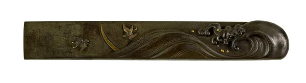 Kozuka with Plovers and Waves