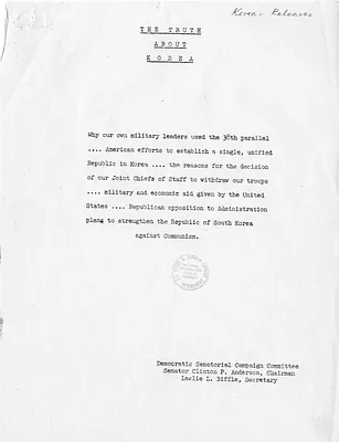 Report, "The Truth About Korea"