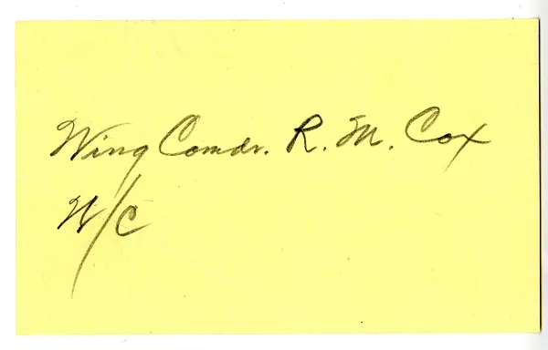 Handwritten Note