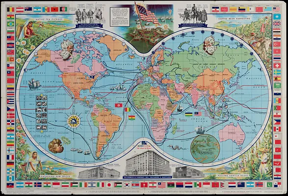 McCormick's map of the world