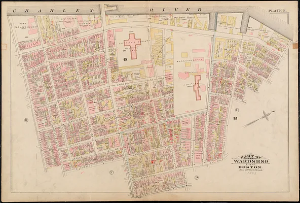 Atlas of the city of Boston : city proper