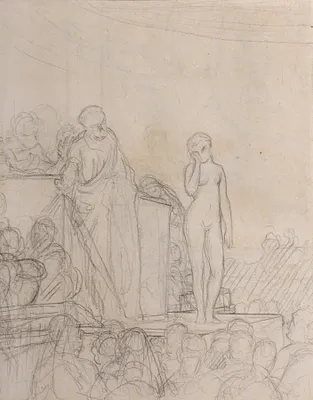 Study for ""Slave Market at Rome""