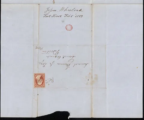 Jesse Wheelock to Samuel Warner, 6 February 1853